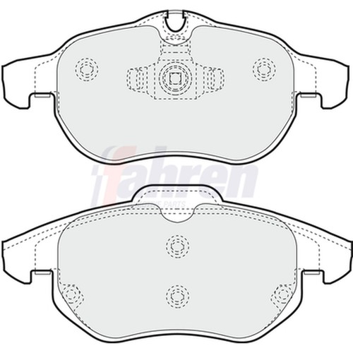 Brake pads set - brake, cadillac