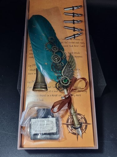 Vintage feather quill - vintage,