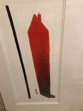 Mackenzie Thorpe A TELEGRAPH POLE Mounted Print Limited Edition with COA