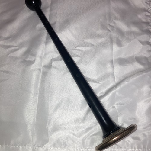 War mac pipe - chanter, silver