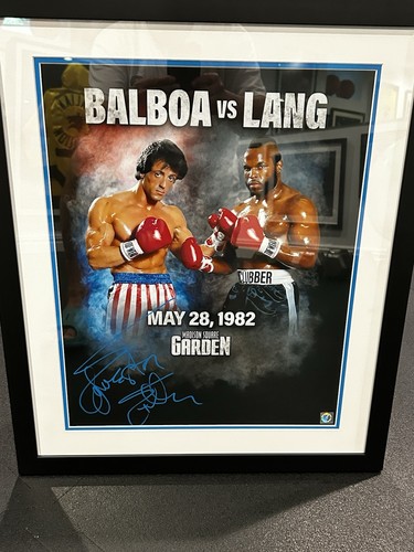 Sylvester stallone signed with - stallone,