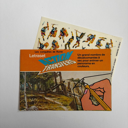 Letraset action transfers - action,