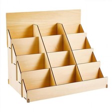 DIY Greeting Card Rack Wooden PSA Card Display Stand  For All Kinds of Cards