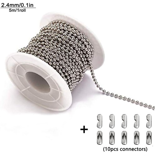 2mm 4mm steel ball chain - 1.2mm-4mm,