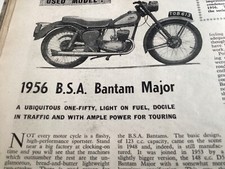 BSA BANTAM MAJOR MOTORCYCLE