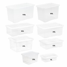 Clear Plastic Storage Boxes
