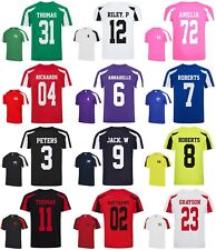 Adults Personalised Football Shirt Sports Kit Custom Initials Team Name Number
