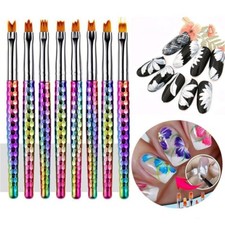 8PCS Nail Art Brush Design Set