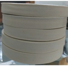 25mm Cotton Herringbone Twill Tape | Apron Webbing Bunting Bag Handles