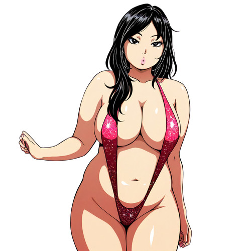 Himeko slingshot bikini - bikini, vinyl