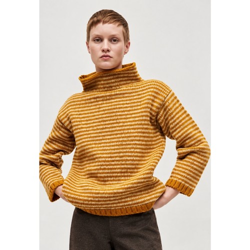 Babaa jumper no6 - ochre, striped