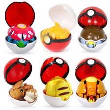 Figure Pokemon Ball Pokeball Set Kids Toys Figures Pikachu Child Gifts UK