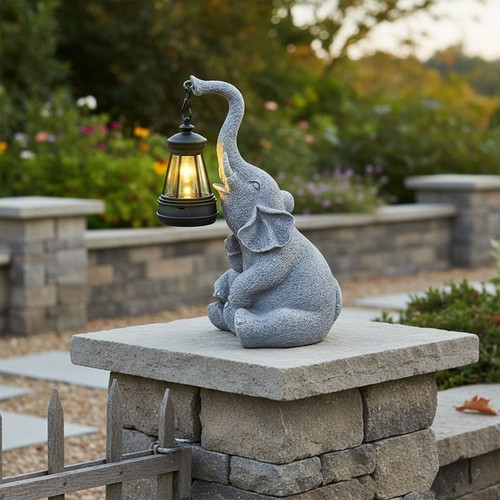 Solar garden animal - animal, statue