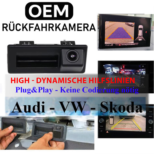 Oem skoda rear view camera - rear,