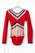 Vintage Red Majorette Dance