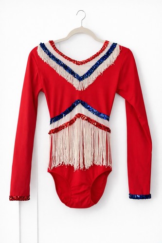 Vintage red majorette - red, dance