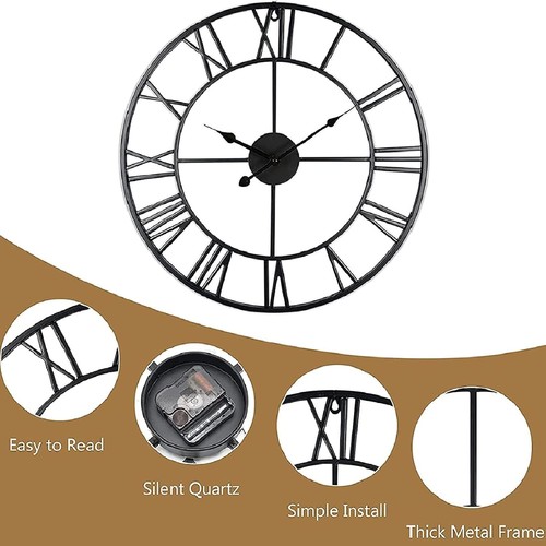 Large roman numerals skeleton - large,