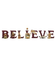 Christmas Believe Nativity Set Miniatures