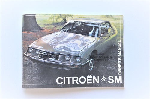 Citroen owners manual - citroen, sm