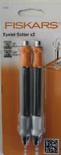 2 Size Fiskars Eyelet Setter Punch Holes & Set Tool