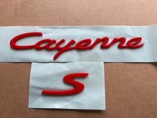 Porsche Cayenne S Red Rear