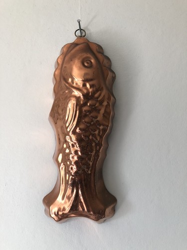 Vintage large copper - large, fish