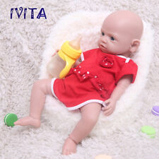 19'' IVITA Soft Silicone Dolls Newborn Baby Girl Platinum Silicone Reborn Doll
