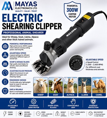 Electric shearing shear - shearing,