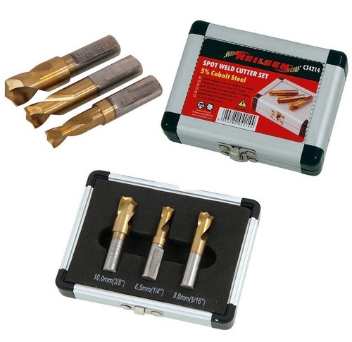 3pc hss cobalt spot - weld, drill