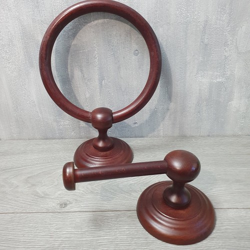 Vintage bathroom towel ring - vintage,