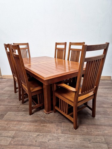 Wooden dining table set - wooden,