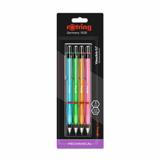 4x Rotring Visuclick Mechanical Pencils HB #2B Lead Tip 0.7mm Pack Set Refill