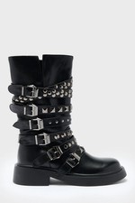 KILLSTAR Boots Black Blood Grunge