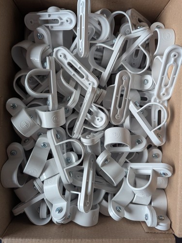 25mm spacer bar saddle white - 25mm,