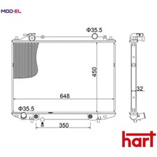 RADIATOR ENGINE COOLING 622 001 FOR MAZDA FORD WEAT 3.0L 4cyl BT-50 Pickup 2.5L