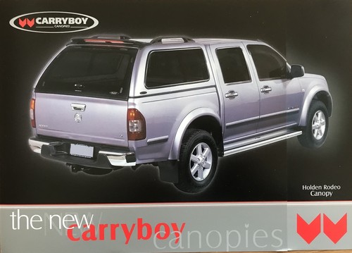 Holden rodeo carryboy canopy - holden,