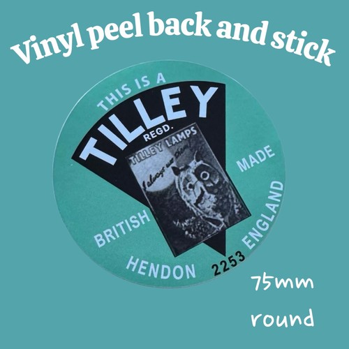 Tilley lamp vinyl sticker - vinyl,