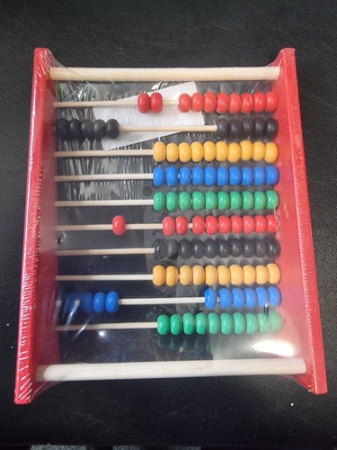 Small wooden childs abacus - childs,