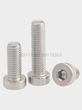 304 Stainless Steel Hexagon Socket Head Cap Screw With Low Head 4# 6# 8# 10# 1/4