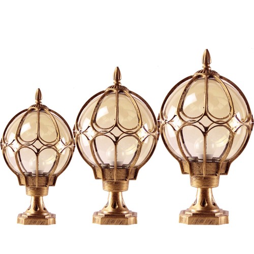 Garden gate pillar light - garden,