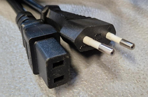 European power cord cable for