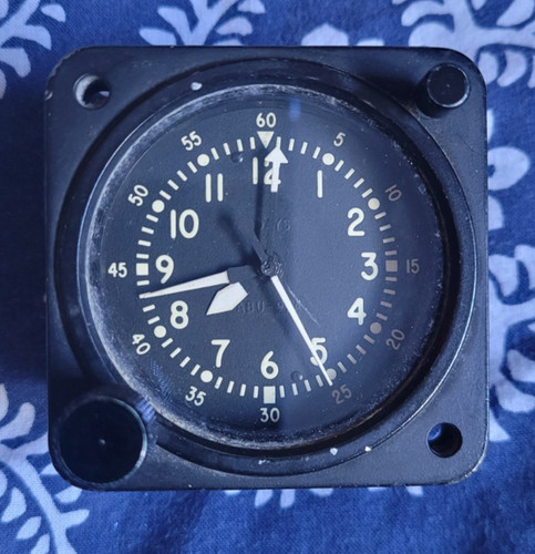 Clock aircraft mechanical - aircraft,