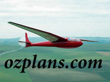 Slingsby Petrel 13 Giant Sailplane 152" RC MODEL AIRPLANE PLANS TEMPLATES PRINTS