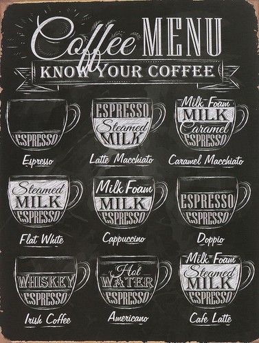 Coffee menu retro - menu,,