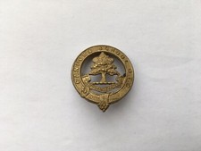 SCARCE CWW2 VINTAGE CANFORD SCHOOL O.T.C.BRASS CAP BADGE
