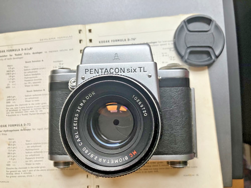 Pentacon 6tl camera with - , 80mm