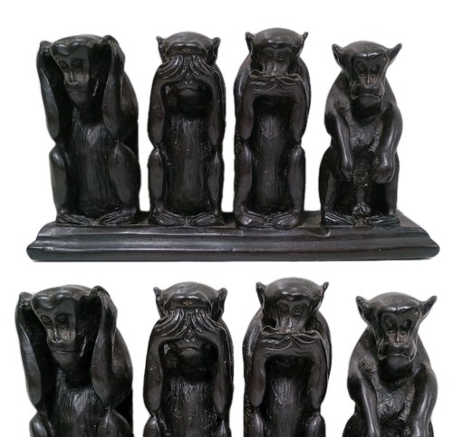 Four wise monkeys shizaru - four,