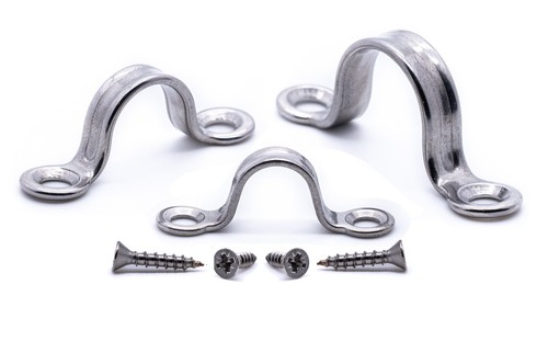 Stainless steel saddle clip