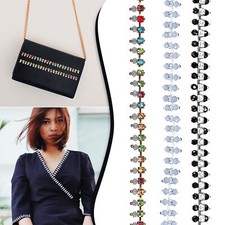 Rhinestone Diamante Chain Trim