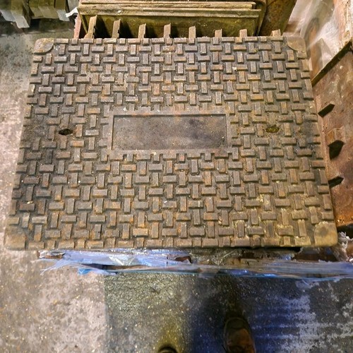 Cast iron manhole drain - iron,